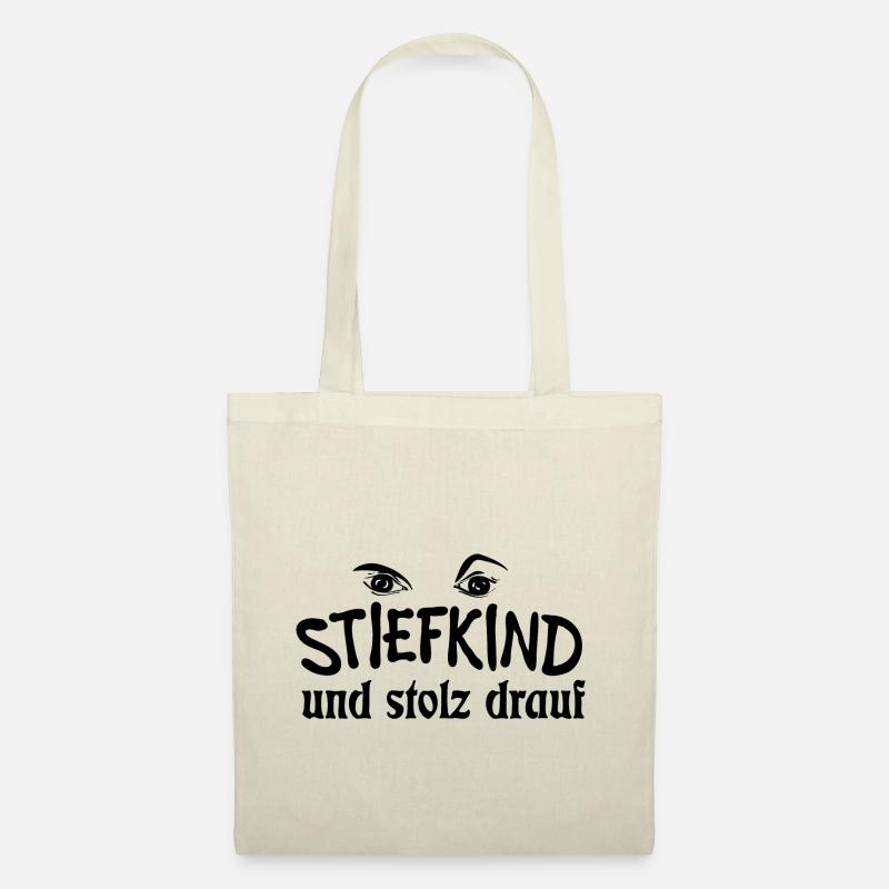 Stiefkind und stolz drauf - Stoffbeutel - Natur