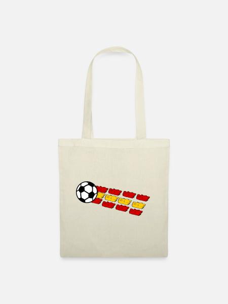 Spanische Fußball Fans - Stoffbeutel - Natur