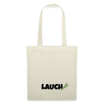 Lauch mit Lauch - Stoffbeutel - Natur - Vorne