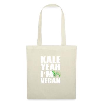Kale Yeah I am Vegan - Stoffbeutel - Natur - Vorne