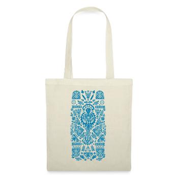Blue organic pattern - Tote Bag - nature - Front