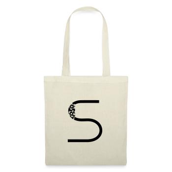 Buchstabe S - Stoffbeutel - Natur - Vorne
