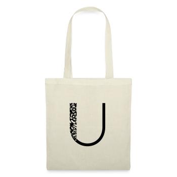 Buchstabe U - Stoffbeutel - Natur - Vorne