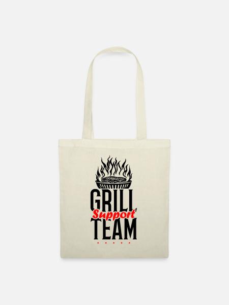 Grill Support Team - Stoffbeutel - Natur