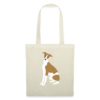 Whippet - Stoffbeutel - Natur - Vorne