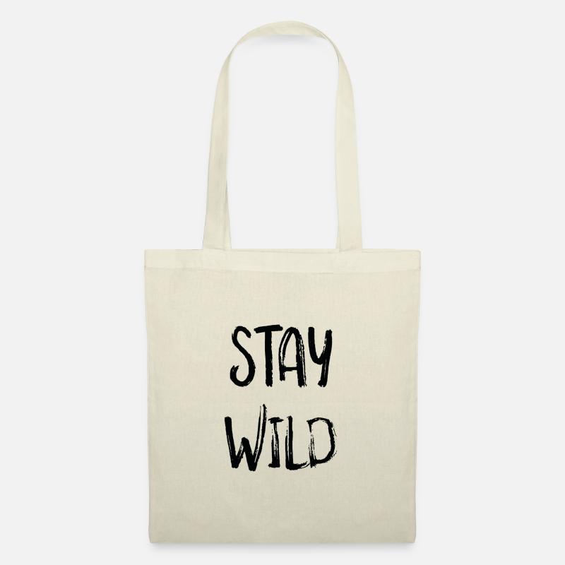 Stay wild - Stoffbeutel - Natur