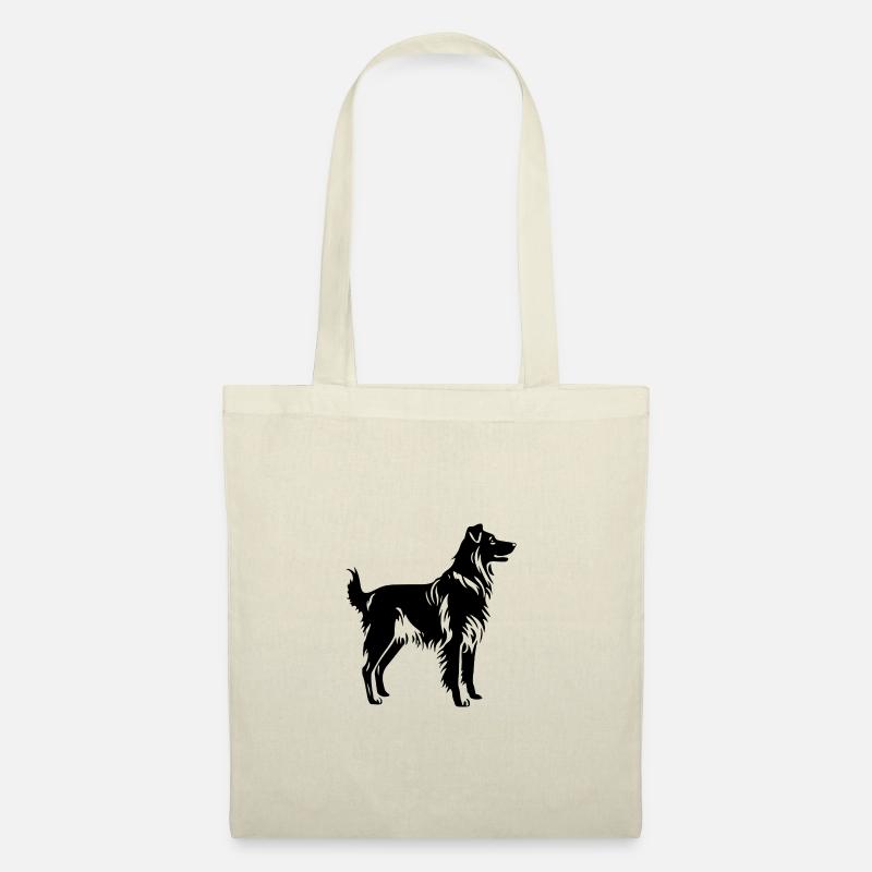 Australian Shepherd Hund Symbol - Stoffbeutel - Natur