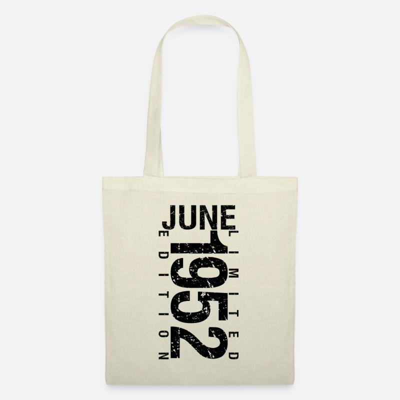 Geburtstag Juni 1952 Juni geboren im Juni 1952 - Stoffbeutel - Natur