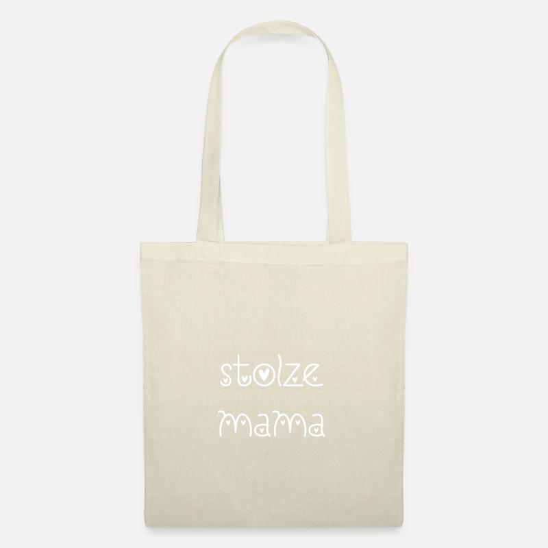 Stolze Mama - Stoffbeutel - Natur