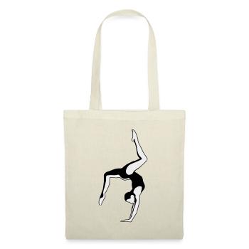 Gymnastique, Gymnaste - Gymnastique féminine et féminine - Sac en tissu - nature - Devant