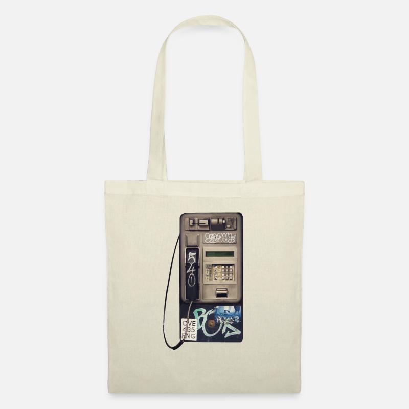 Telefonzelle fbg Artboard 1 - Stoffbeutel - Natur