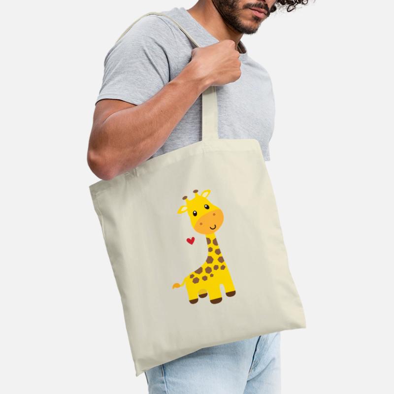 Giraffe Stoffbeutel