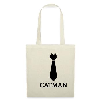 catman tie cat funny funny - Tote Bag - nature - Front