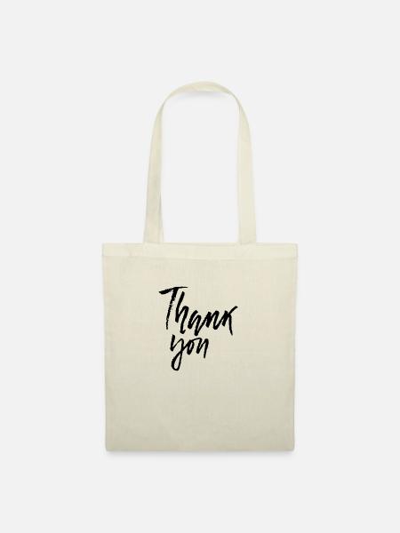 Thank you - Stoffbeutel - Natur