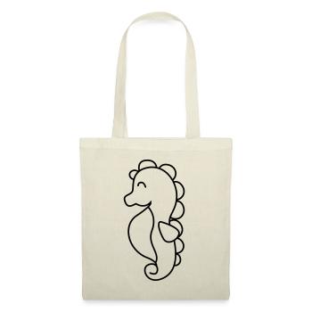 Seahorse Comic Illustration - Tote Bag - nature - Front