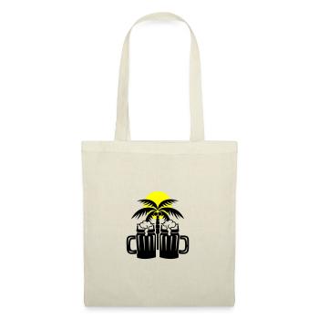 Beer Beach Palm Trees Island - Tote Bag - nature - Front