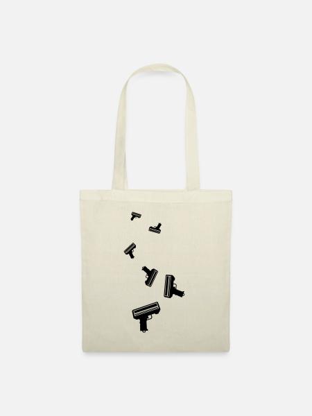 Waffe Money Rain - Stoffbeutel - Natur