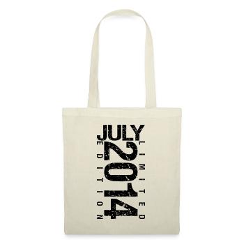 Geburtstag Juli 2014 Juli geboren im Juli 2014 - Stoffbeutel - Natur - Vorne