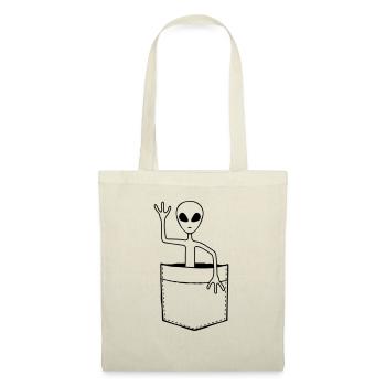 Sac Alien vagues friendly - Sac en tissu - nature - Devant