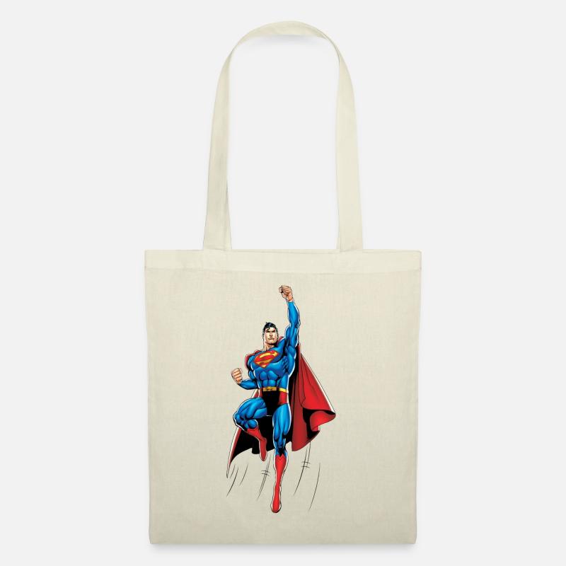 Superman Up and Away - Stoffbeutel - Natur