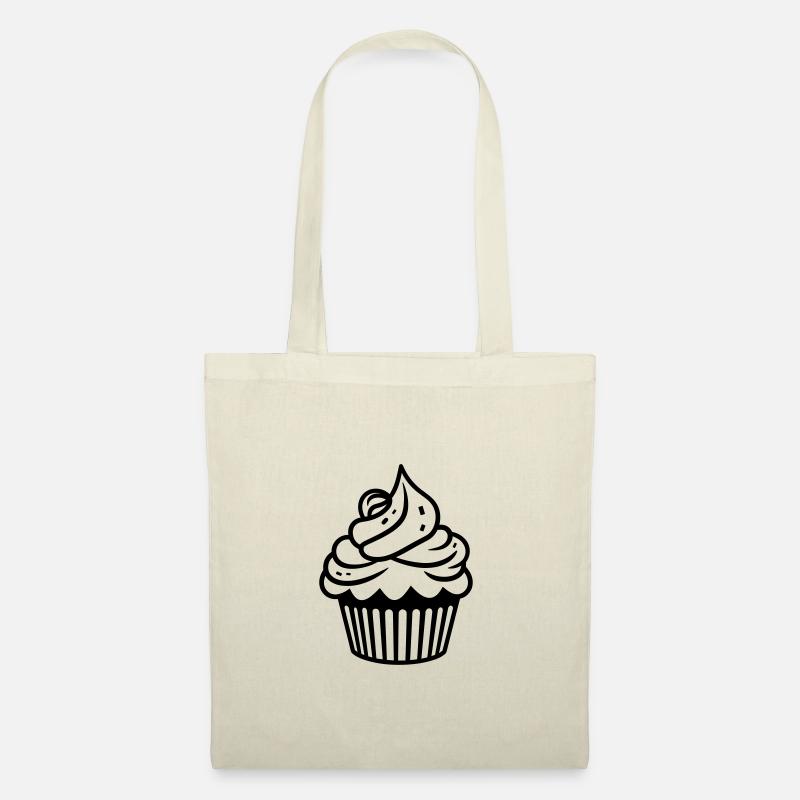 Cupcake - Sac en tissu - nature