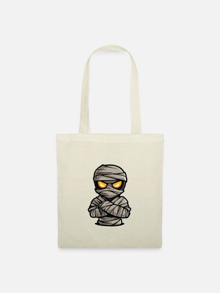 Mumie Halloween Comic - Stoffbeutel - Natur