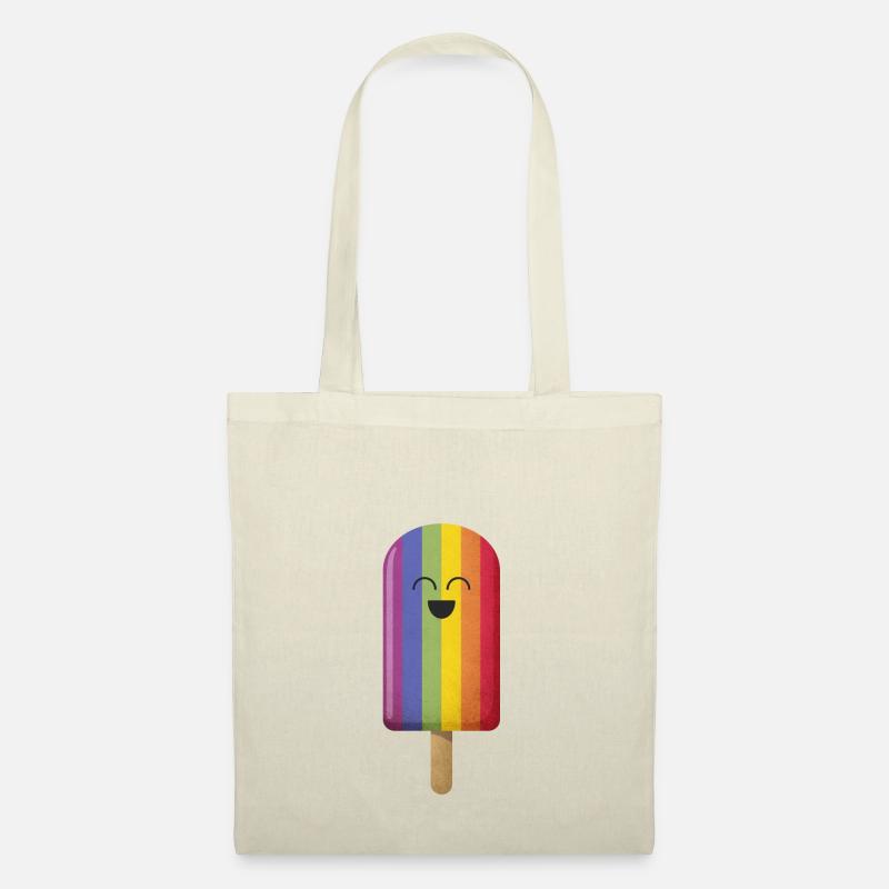 Rainbow ice vertical - Tote Bag - nature