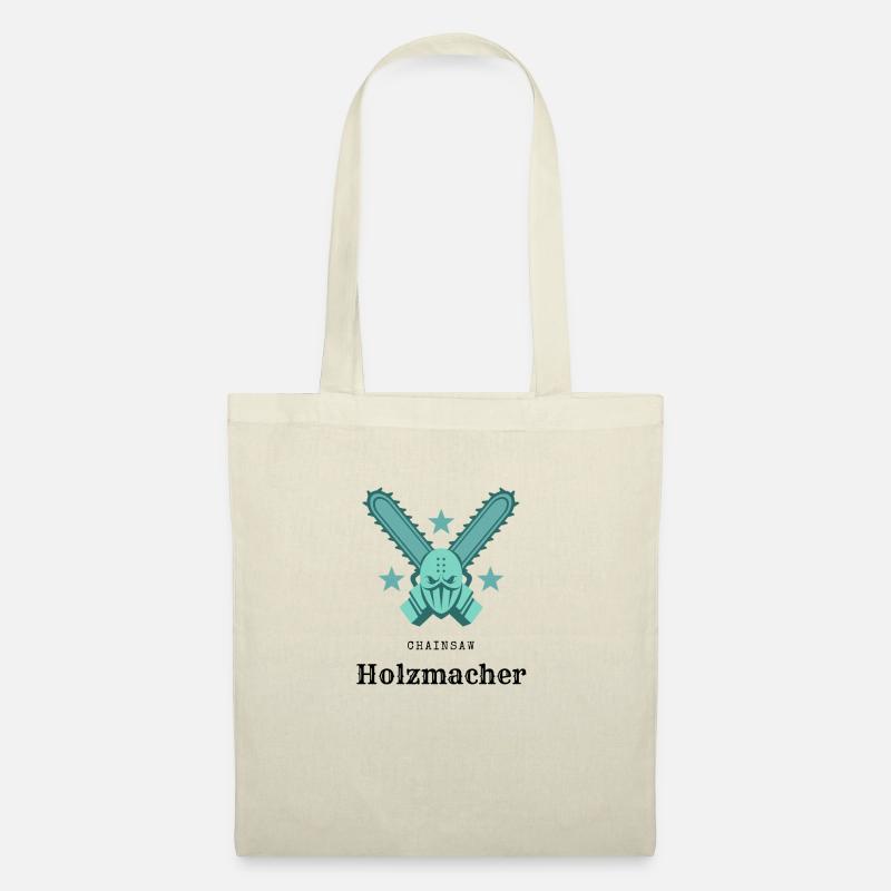 Chainsaw Holzmacher - Stoffbeutel - Natur
