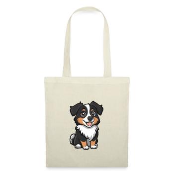 Australian Shepherd Dog Comic Cute - Tote Bag - nature - Front