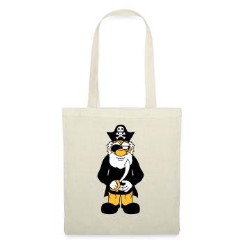 pirate capitaine marin marin saebel meer - Sac en tissu - nature - Devant