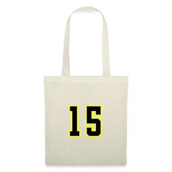 15 Number Jersey - Tote Bag - nature - Front