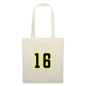 Maillot à 16 numéros - Sac en tissu - nature - Devant