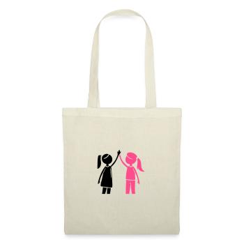 Friendship Girl Best Friend - Tote Bag - nature - Front