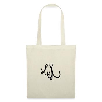 fishing hooks - Stoffbeutel - Natur - Vorne