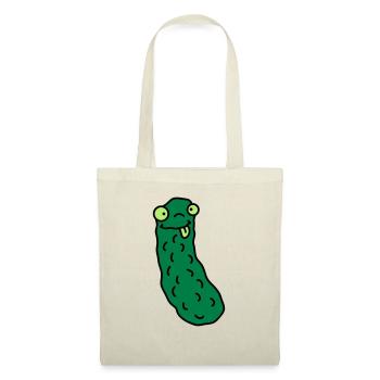 Funny Cucumber - Stoffbeutel - Natur - Vorne