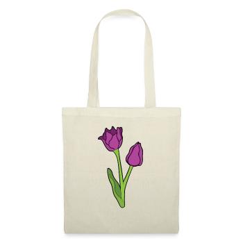Tulpen - Stoffbeutel - Natur - Vorne