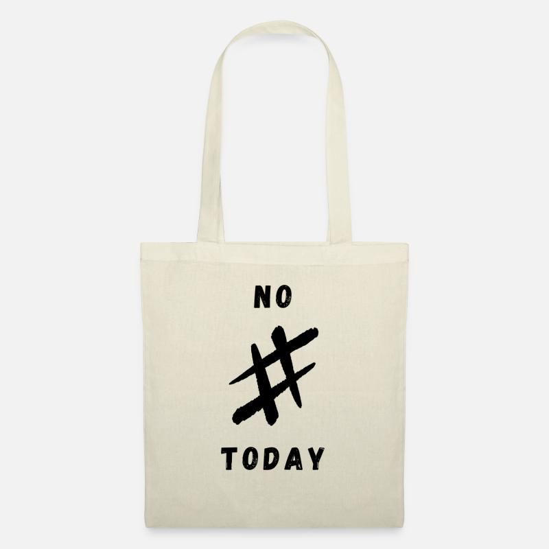 No # Today - Stoffbeutel - Natur