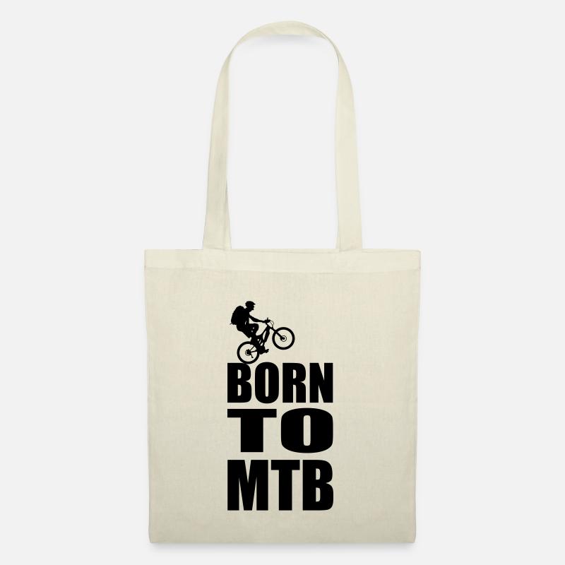 Born to MTB - Stoffbeutel - Natur