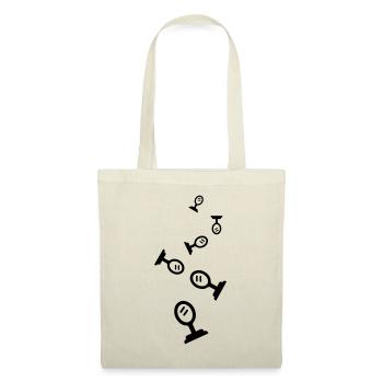 Mirror Icon Silhouette - Tote Bag - nature - Front