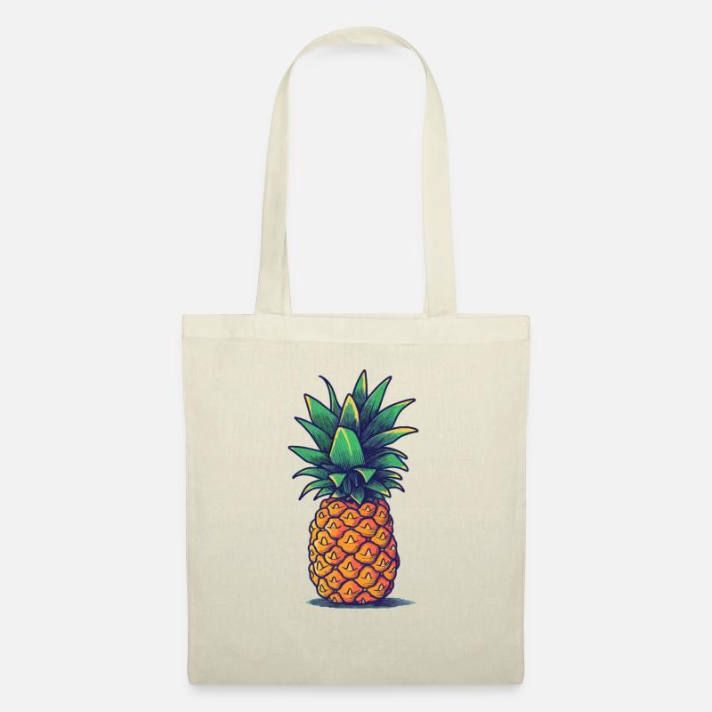 Ananas - Stoffbeutel - Natur