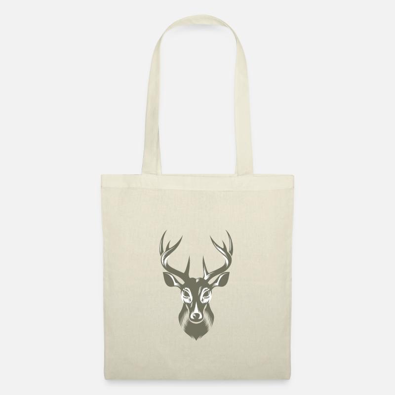 Coole Hirsch Illustration - Stoffbeutel - Natur