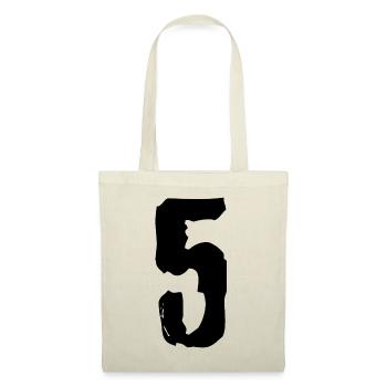 Maillot numéro 5 - Sac en tissu - nature - Devant