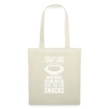 Go Sport Fußball Snacks Geschenk - Stoffbeutel - Natur - Vorne