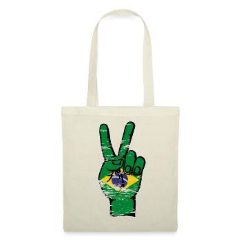 Brazil Flag Peace Victory Symbol used - Tote Bag - nature - Front