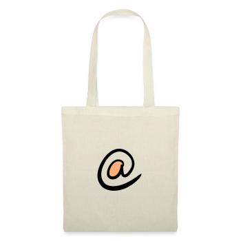 @ signe. Ät / À Symbole. Icônes Web. Émail. - Sac en tissu - nature - Devant