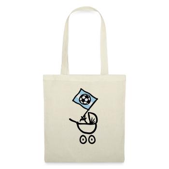 Argentine Bebé Fútbol Fan - Sac en tissu - nature - Devant