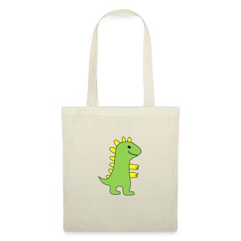 Dinosaures - Couleurs des motifs personnalisables - Sac en tissu - nature - Devant