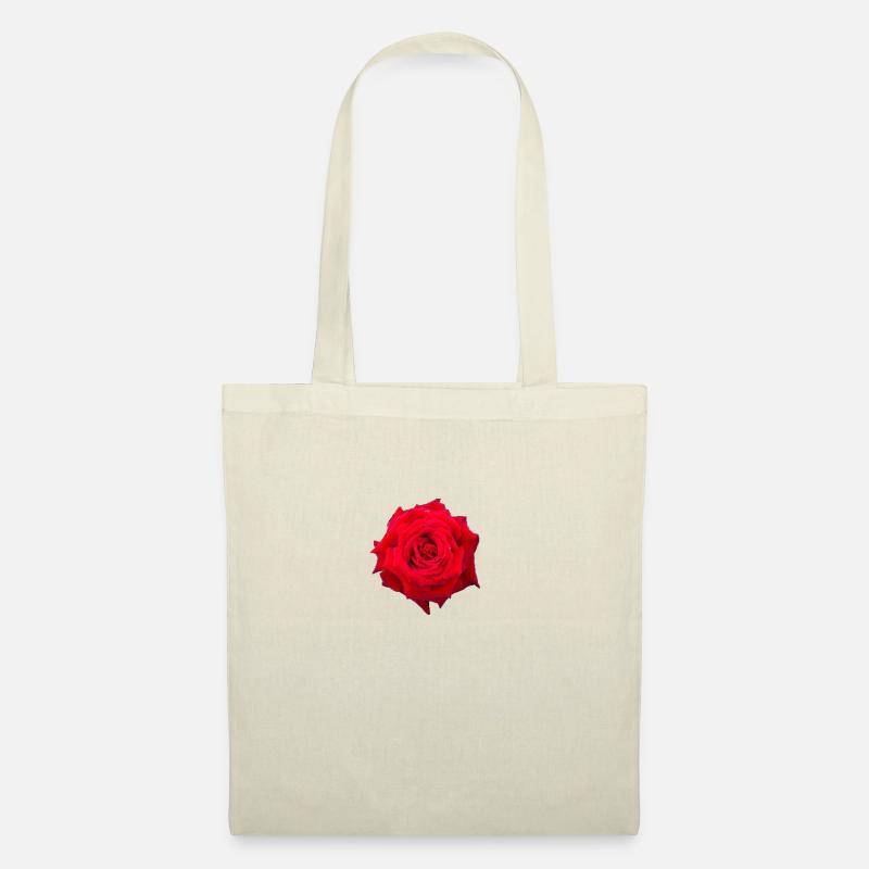 Rose - Stoffbeutel - Natur