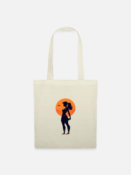 Beach Girl - Stoffbeutel - Natur