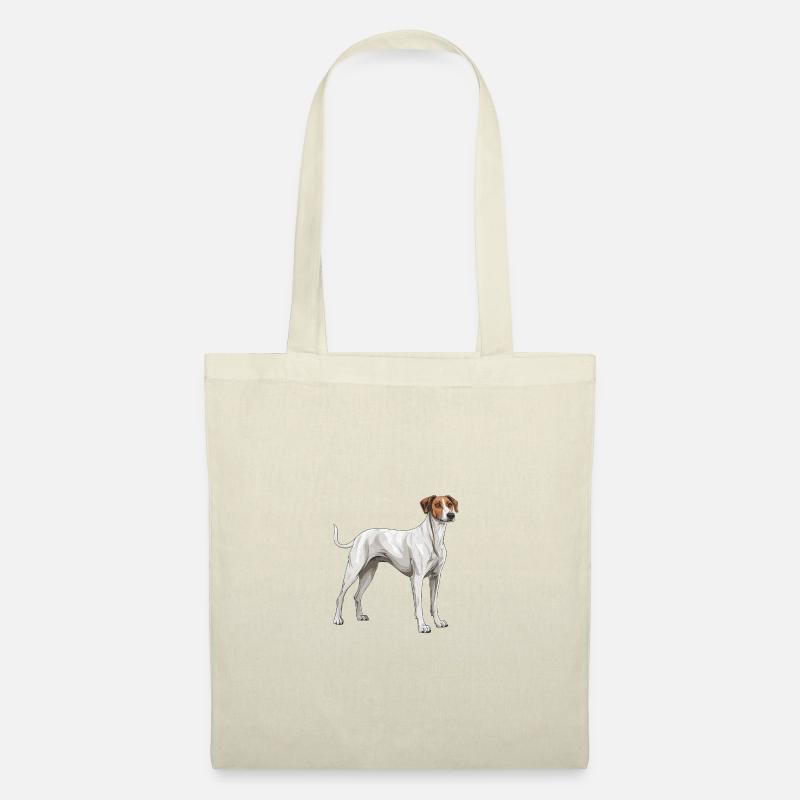 Greyhound Hund - Stoffbeutel - Natur